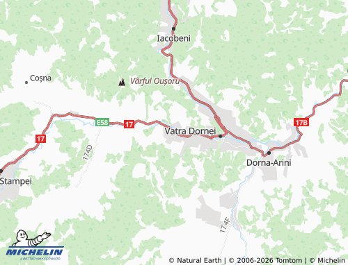 Mappa MICHELIN Roșu - ViaMichelin