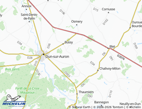 Carte MICHELIN Cilly - ViaMichelin