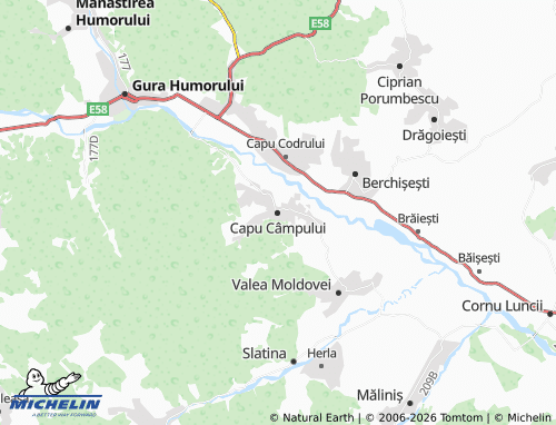 Mappa MICHELIN Capu Câmpului - ViaMichelin