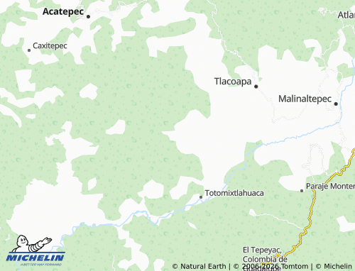 Kaart MICHELIN Tenamazapa - ViaMichelin
