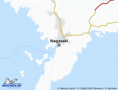 Mapa MICHELIN Nagasaki - ViaMichelin