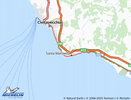 MICHELIN Perazzeta map - ViaMichelin