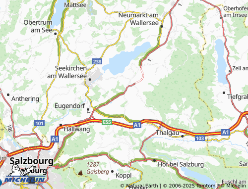 Mapa MICHELIN Kirchberg - ViaMichelin