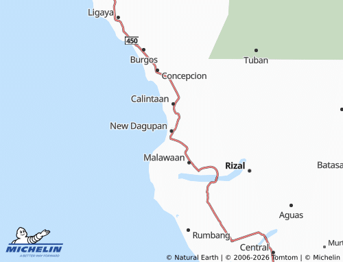 MICHELIN New Dagupan map - ViaMichelin