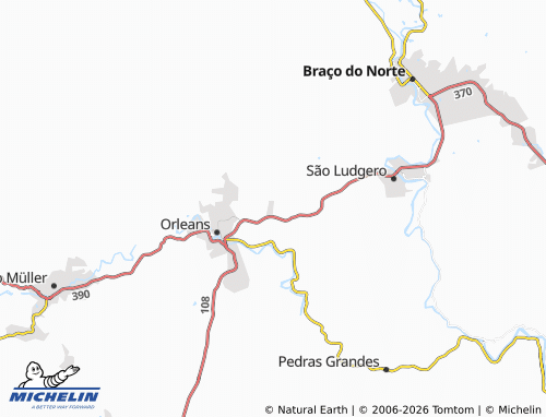 Mappa MICHELIN São Gerônimo - ViaMichelin