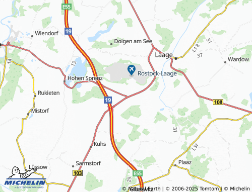 MICHELIN Weitendorf map - ViaMichelin