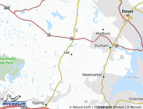 Mapa MICHELIN Lee - ViaMichelin