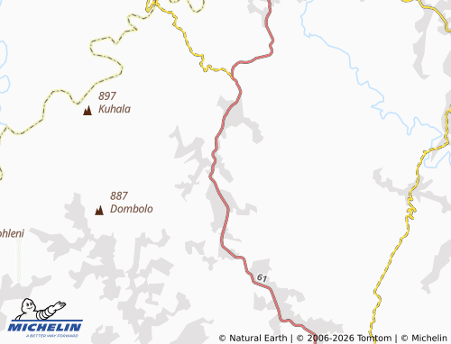 MICHELIN-Landkarte Mathunzini - ViaMichelin