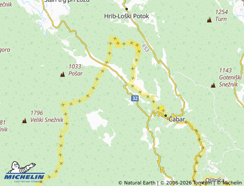 Mapa MICHELIN Bazli - ViaMichelin