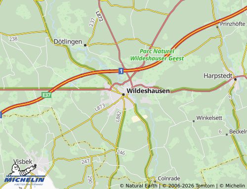 Mapa MICHELIN Wildeshausen - ViaMichelin