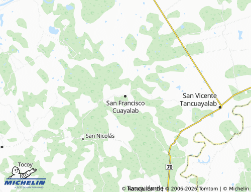 Mappa MICHELIN San Francisco Cuayalab - ViaMichelin