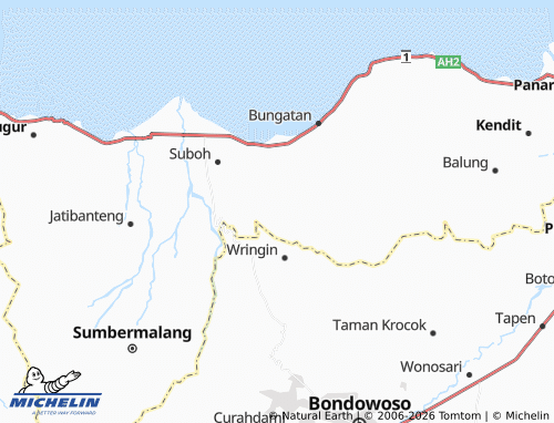 MICHELIN-Landkarte Sumber Pinang - ViaMichelin