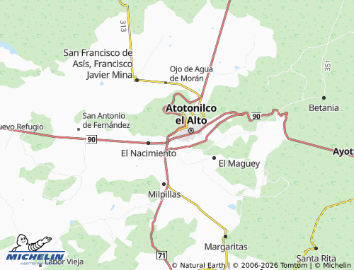 Mapa MICHELIN Los Naranjos - ViaMichelin