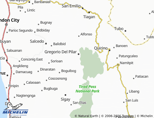 MICHELIN Concepcion map - ViaMichelin