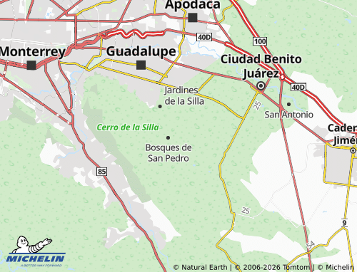 MICHELIN Los Rehiletes Segundo Sector map - ViaMichelin