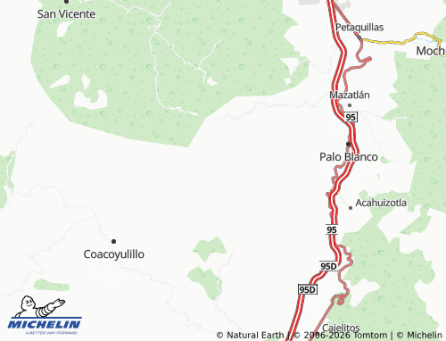 Mappa MICHELIN Azinyahualco - ViaMichelin