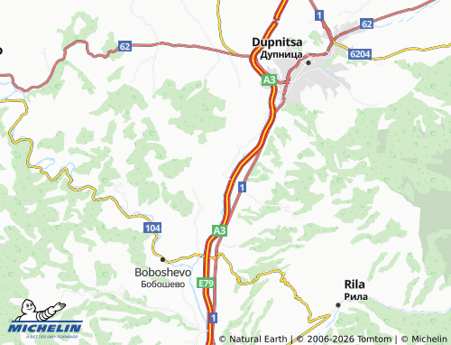 Mappa MICHELIN Blazhievo - ViaMichelin
