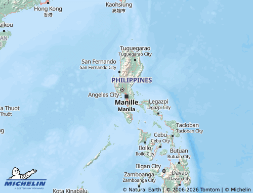 Carte MICHELIN Philippines - ViaMichelin