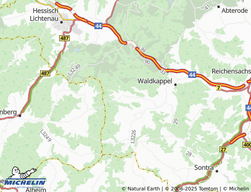 Carte MICHELIN Hetzerode - ViaMichelin