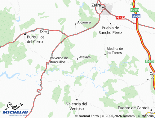 Kaart MICHELIN Atalaya - ViaMichelin