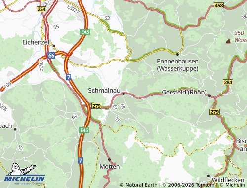 Mappa MICHELIN Schmalnau - ViaMichelin