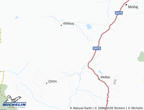 Mapa MICHELIN Lubonjë - ViaMichelin