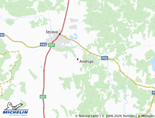 Mapa MICHELIN Andrupi - ViaMichelin