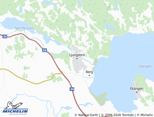 Carte MICHELIN Ljungsbro - ViaMichelin