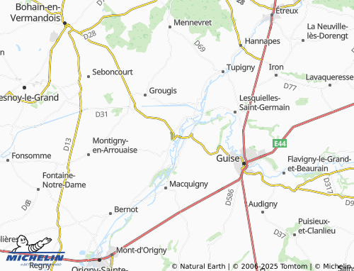MICHELIN Longchamps map - ViaMichelin
