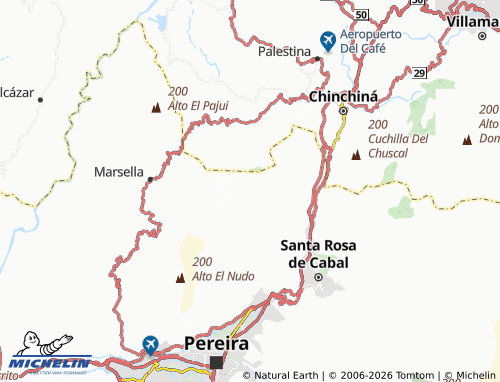 MICHELIN La Estrella map - ViaMichelin