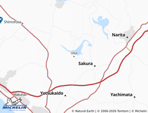 Mapa MICHELIN Usui - ViaMichelin
