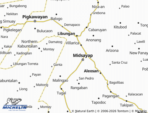 MICHELIN Lower Katingawan map - ViaMichelin