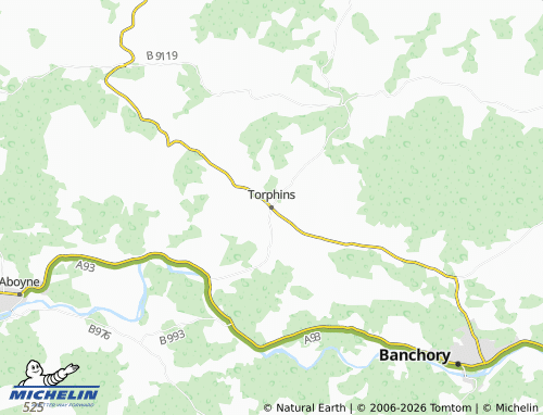 Carte MICHELIN Torphins - ViaMichelin