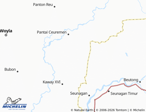 MICHELIN Alue Lhee map - ViaMichelin