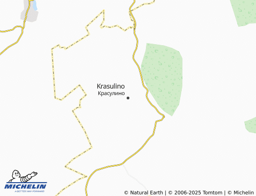 MICHELIN Krasulino map - ViaMichelin