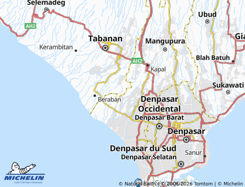 MICHELIN-Landkarte Cepaka - ViaMichelin