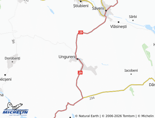 Mappa MICHELIN Ungureni - ViaMichelin