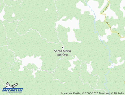 Mappa MICHELIN Santa María del Oro - ViaMichelin