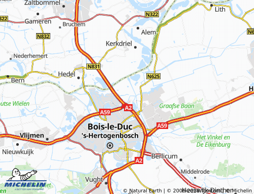 Kaart MICHELIN Empel - ViaMichelin