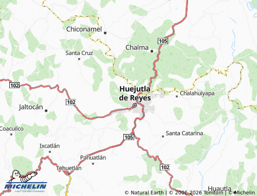 Mappa MICHELIN Loma Bonita - ViaMichelin