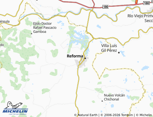 Mapa MICHELIN 21 de Febrero - ViaMichelin