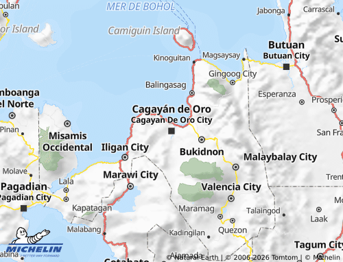 MICHELIN Northern Mindanao map - ViaMichelin