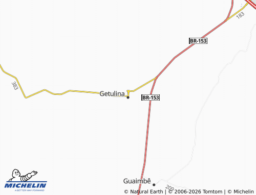 Mapa MICHELIN Getulina - ViaMichelin