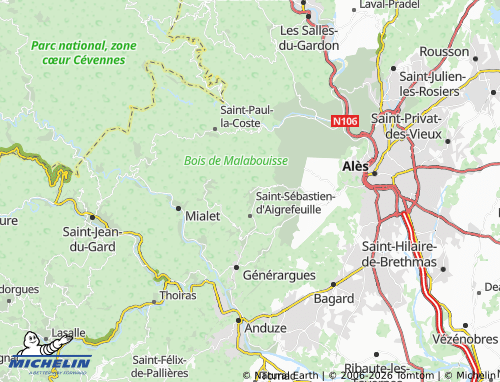 Mappa MICHELIN Carnoulès - ViaMichelin
