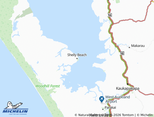 Mapa MICHELIN Shelly Beach - ViaMichelin