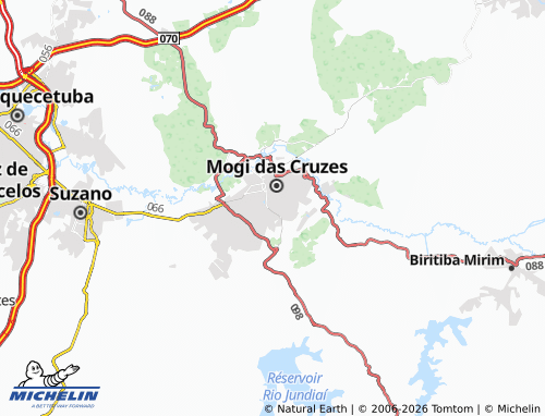 Carte MICHELIN Mogi Moderno - ViaMichelin