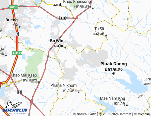 Mapa MICHELIN Map Yang Phon - ViaMichelin