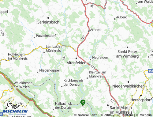 Mapa MICHELIN Altenfelden - ViaMichelin