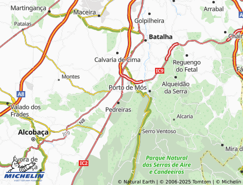 MICHELIN Tremoceira map - ViaMichelin