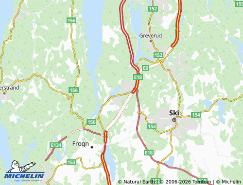 Kaart MICHELIN Nordskogen - ViaMichelin